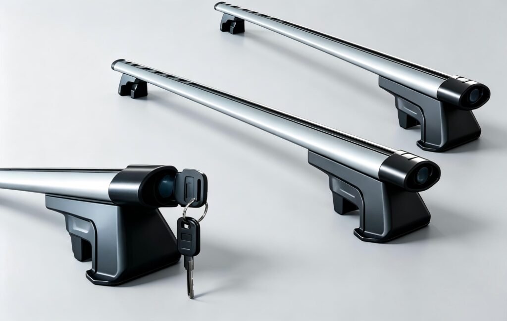 Universal Roof Rack Crossbars for Raised Side Rails